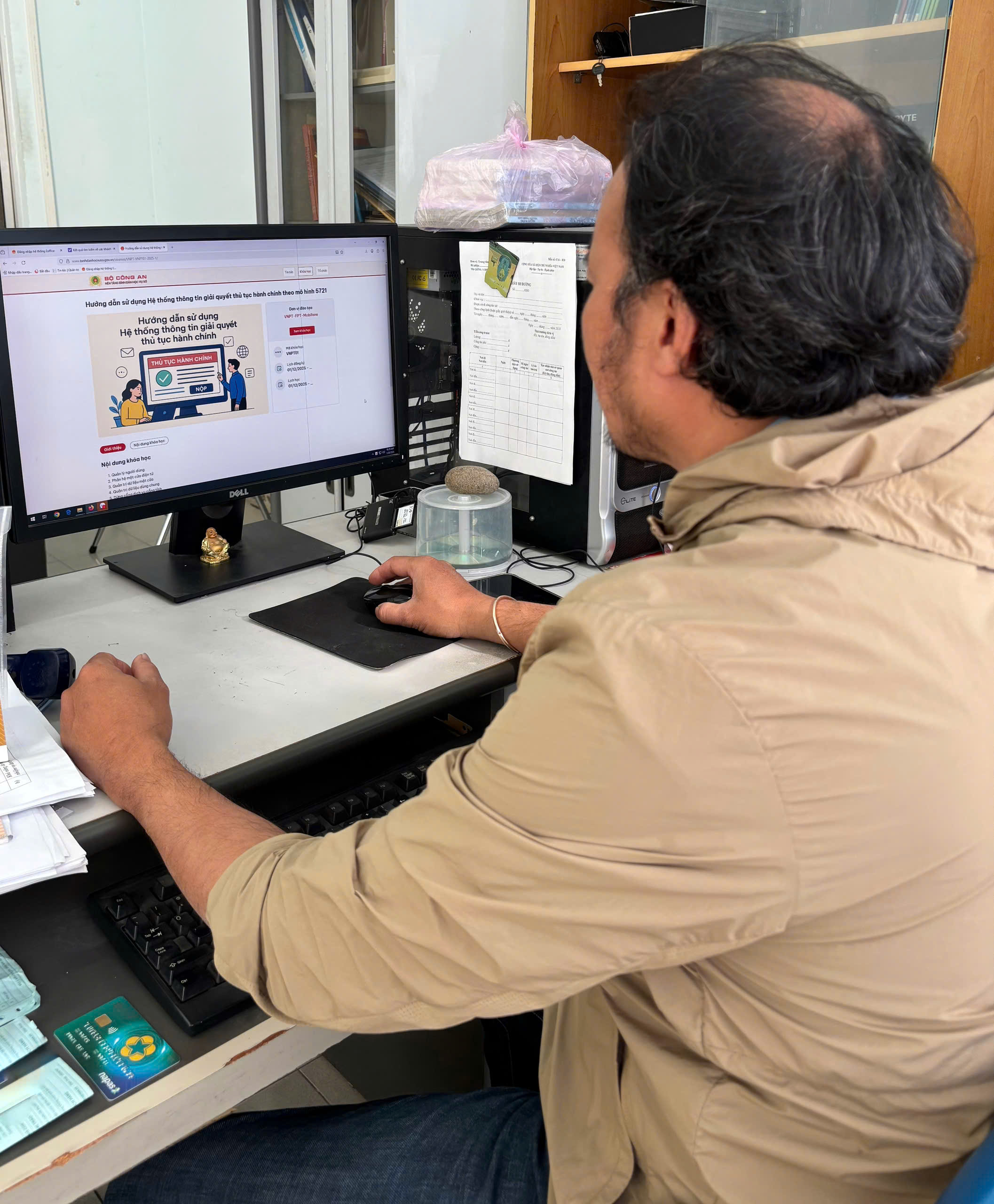 Trung tâm Kiểm soát bệnh tật Khánh Hòa triển khai học tập khóa học “Hướng dẫn sử dụng hệ thống thông tin giải quyết thủ tục hành chính”